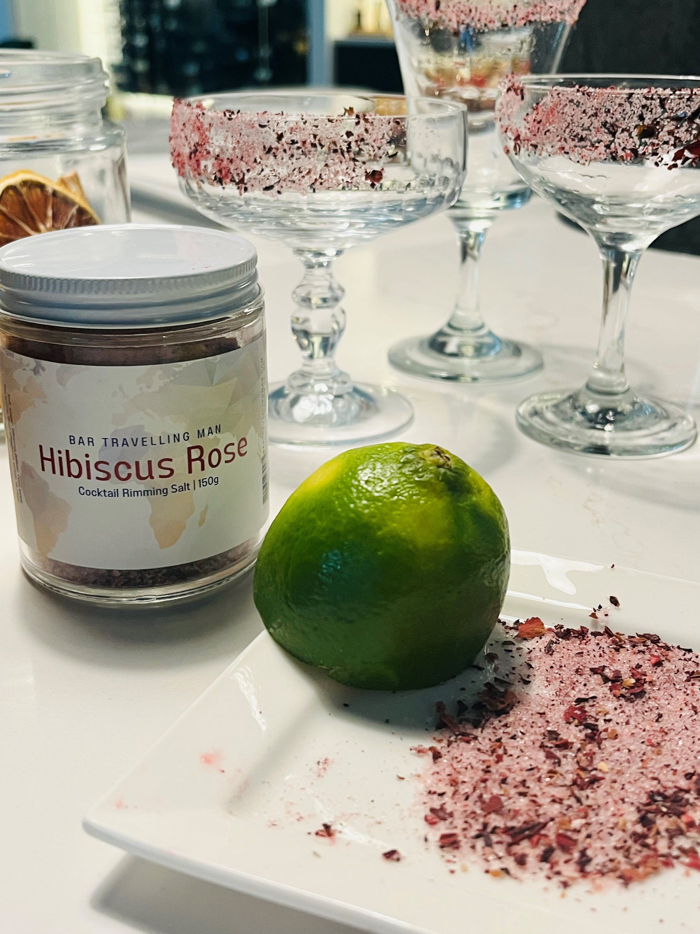 Hibiscus Rose Cocktail Salt